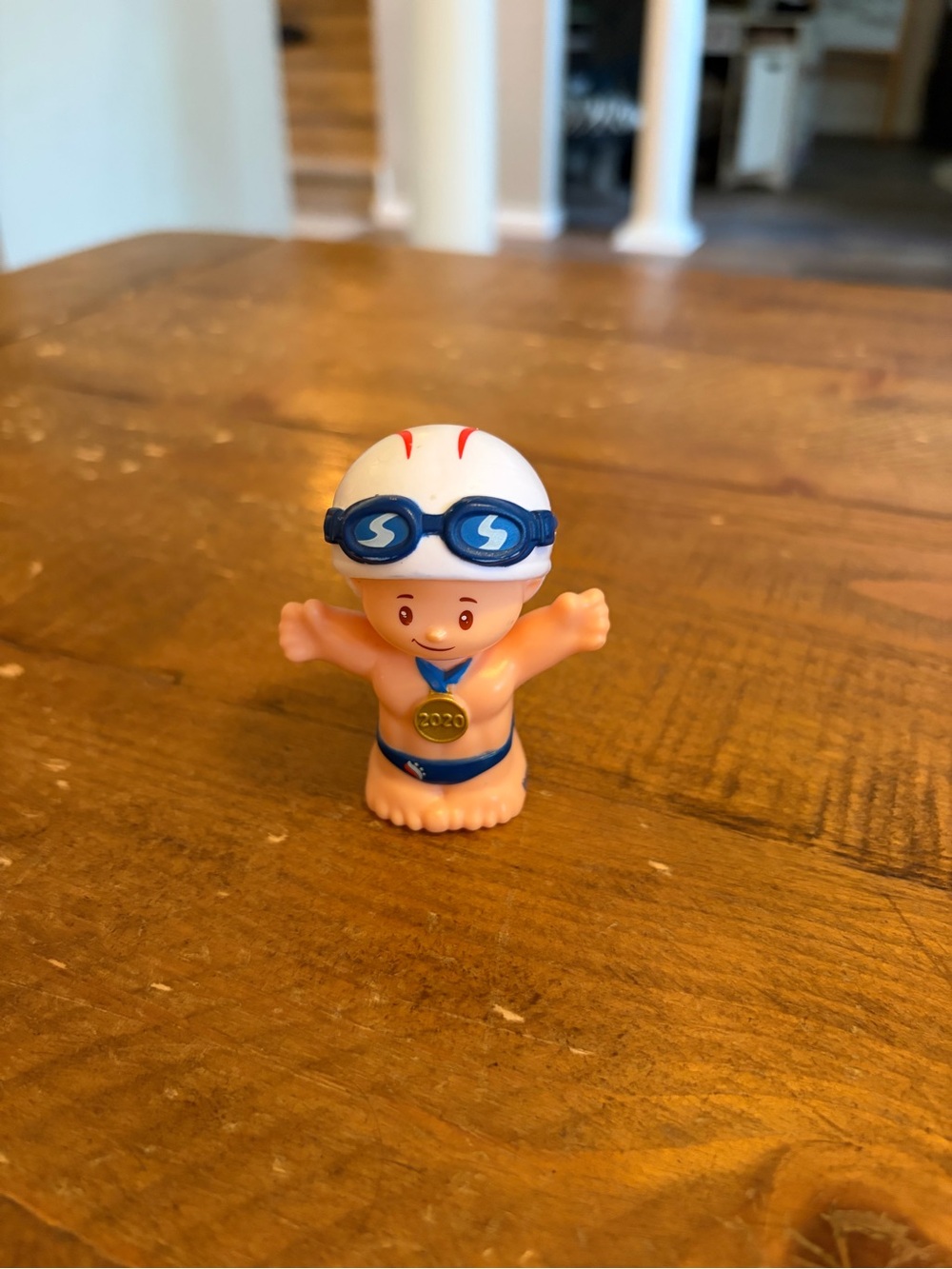 Fisher Price Little People 2020 Olympics men’s swimmer as is